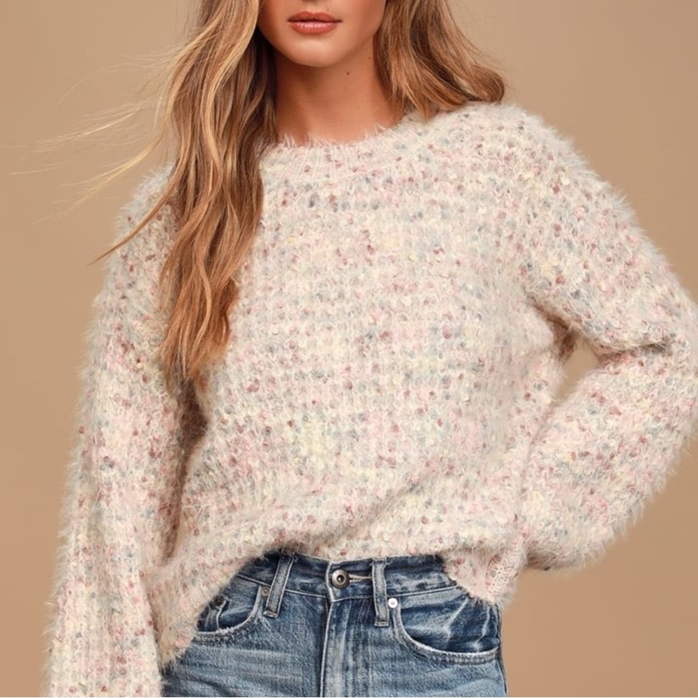 Cozy Cream Pastel Sweater